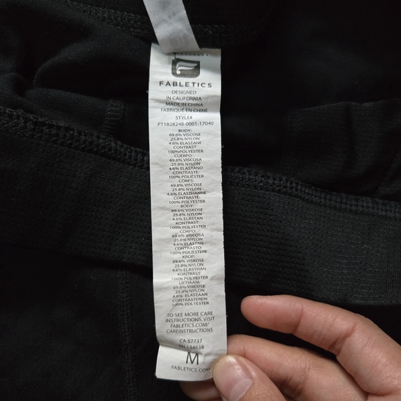 Bundle Of Fabletics Black And Dark Grey Legging Jogger Athletic Pants - Picture 4 of 14